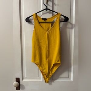 Ambiance Mustard Yellow Crewneck Top